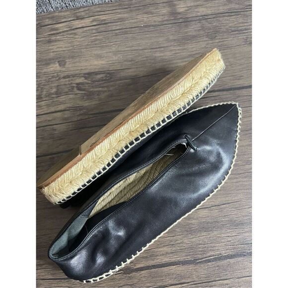 Celine Babouche Nappa Black Soft Leather Pointed Tow Espadrille size 36 - Picture 15 of 16